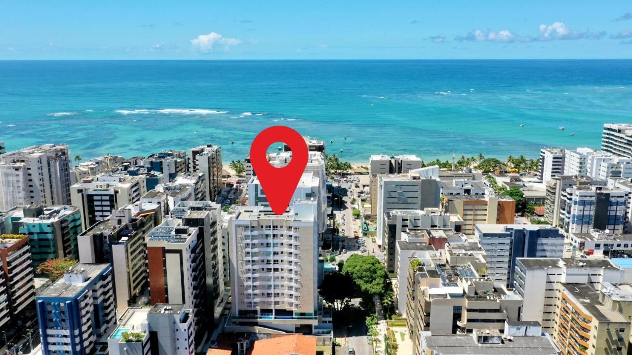 Edf Promenade - Apartamento Com 2 Quartos Climatizados A 150M Da Beira-Mar De Ponta Verde - Piscina, Academia, Sauna, Lavanderia, Home Cine, Churrasqueira, Salao De Jogos, Area Kids Maceió Buitenkant foto