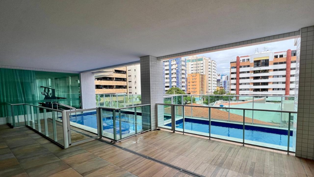 Edf Promenade - Apartamento Com 2 Quartos Climatizados A 150M Da Beira-Mar De Ponta Verde - Piscina, Academia, Sauna, Lavanderia, Home Cine, Churrasqueira, Salao De Jogos, Area Kids Maceió Buitenkant foto