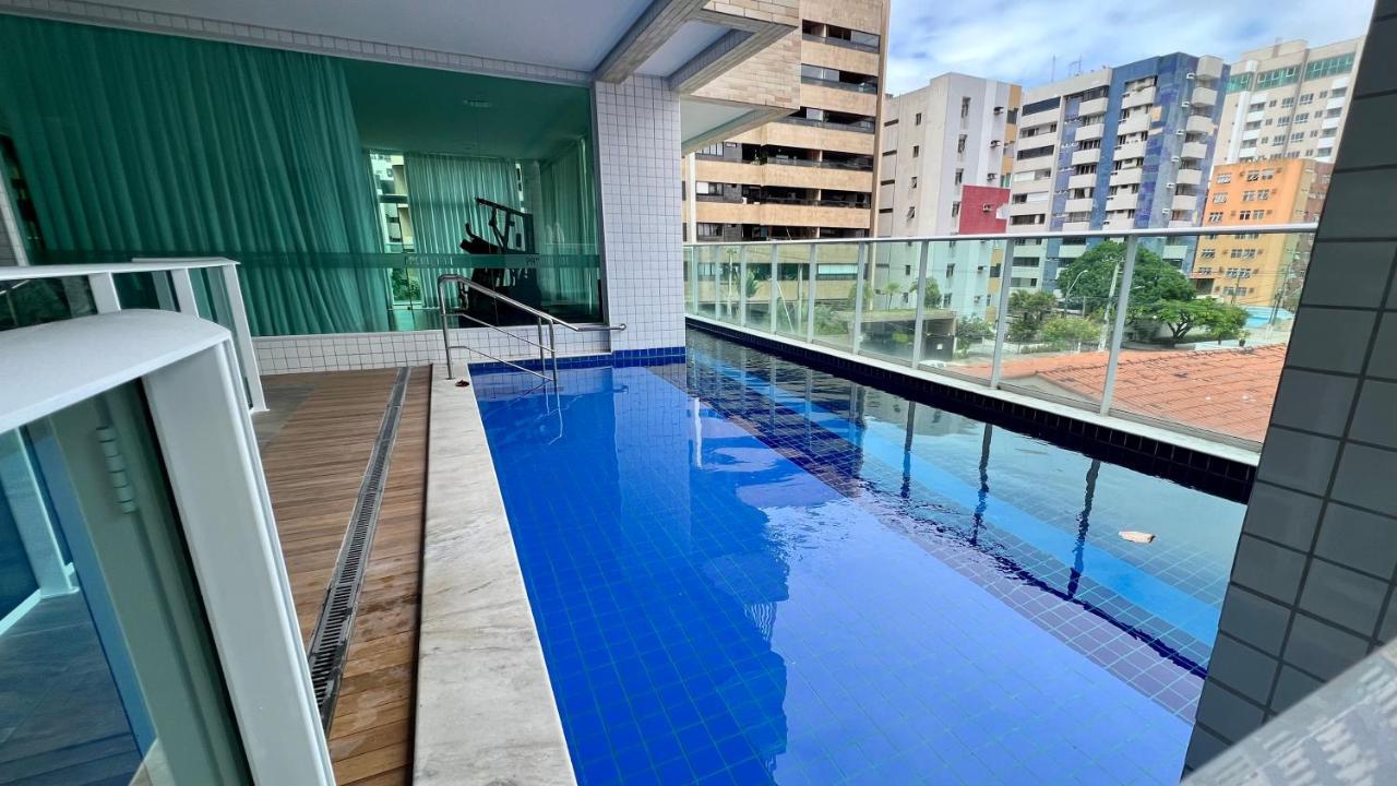 Edf Promenade - Apartamento Com 2 Quartos Climatizados A 150M Da Beira-Mar De Ponta Verde - Piscina, Academia, Sauna, Lavanderia, Home Cine, Churrasqueira, Salao De Jogos, Area Kids Maceió Buitenkant foto